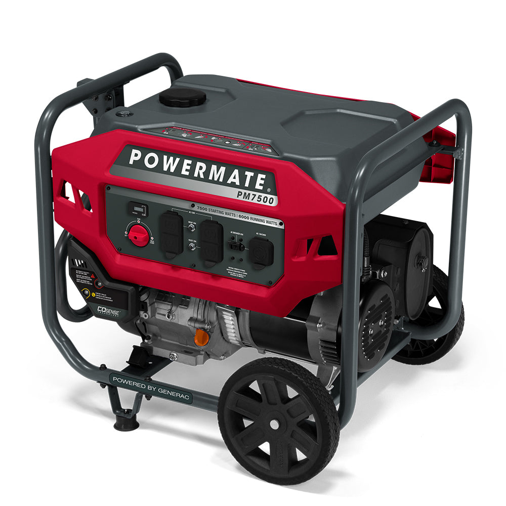 Generac/Powermate PM7500 Generator 6000W/7500W Gas New