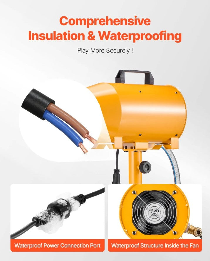 Vevor Foam Party Machine 180W with Tripod and Submersible Pump New