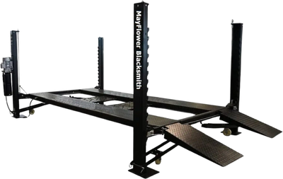 Mayflower Tools Blacksmith Heavy Duty Four Post Car Lift Max Lift Height 72