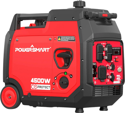 Powersmart PS5045CE Inverter Generator 3600W/4500W Low THD Parallel and RV Ready with CO Detect 4 Stroke Gas Electric Start New