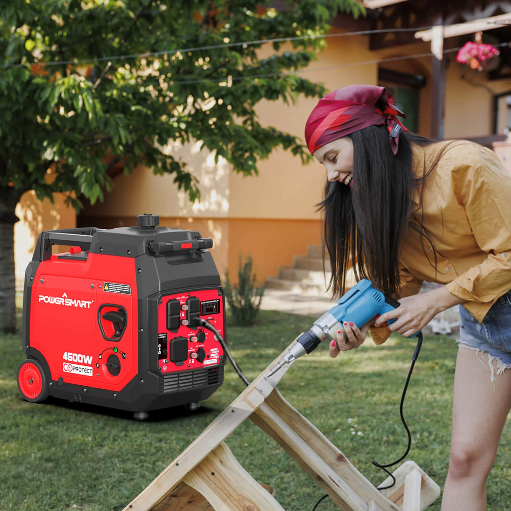 Power Smart Generator Powersmart PS5045CE Inverter Generator 3600W/4500W Low THD Parallel an ...