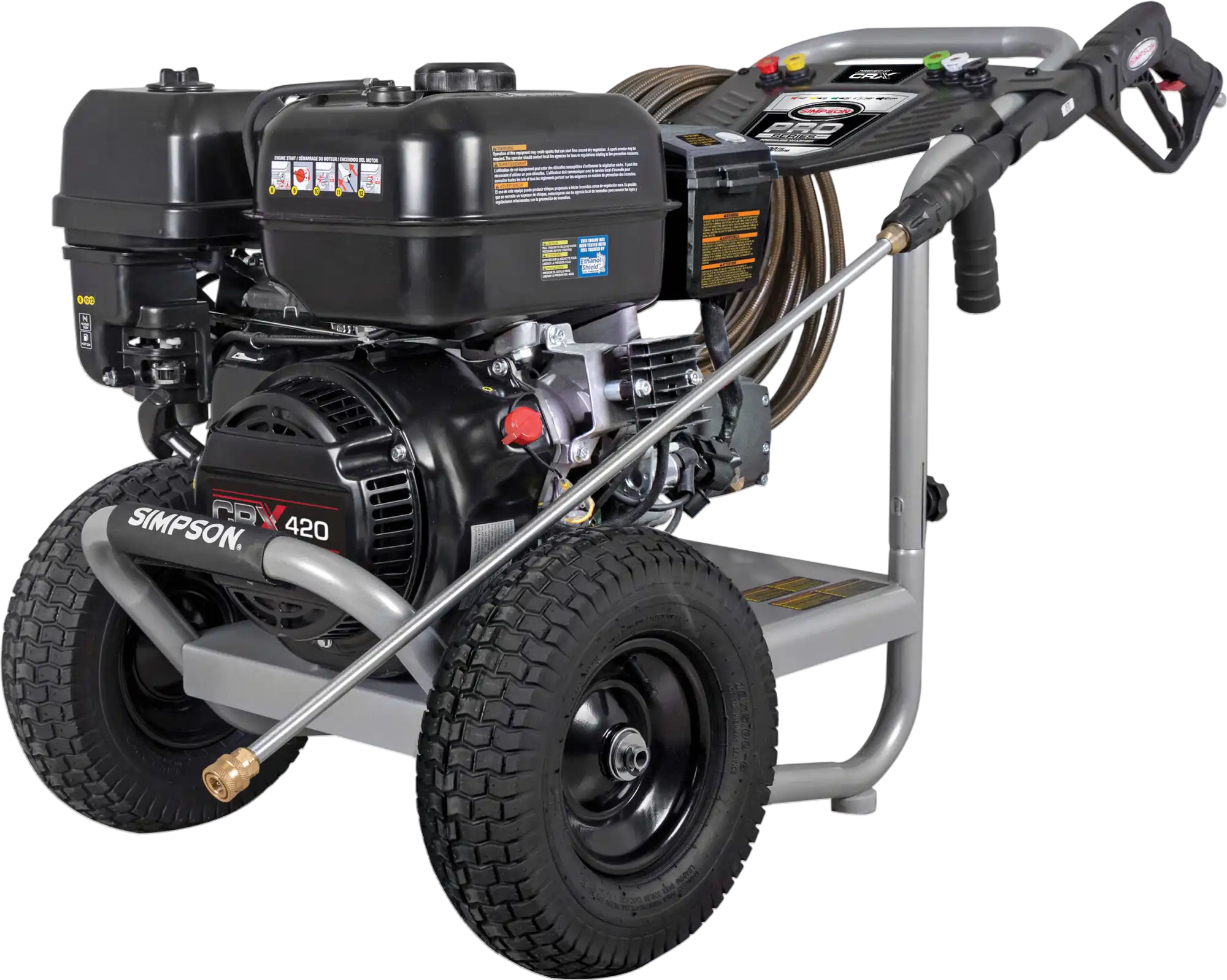 Simpson PS61350 Gas Pressure Washer 4400 PSI 4 GPM CRX 420 Engine Electric Start New