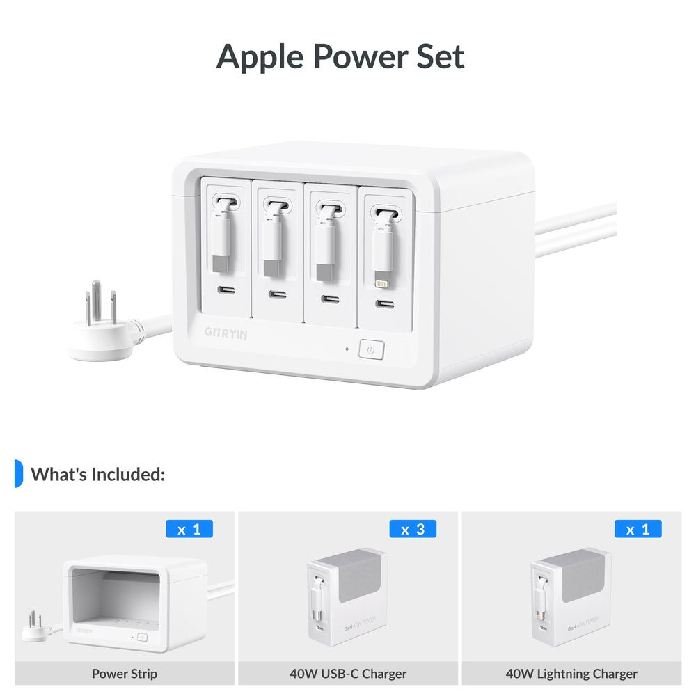 Giraffe Tools Desktop Charging Station 12-in-1 40W Combo New