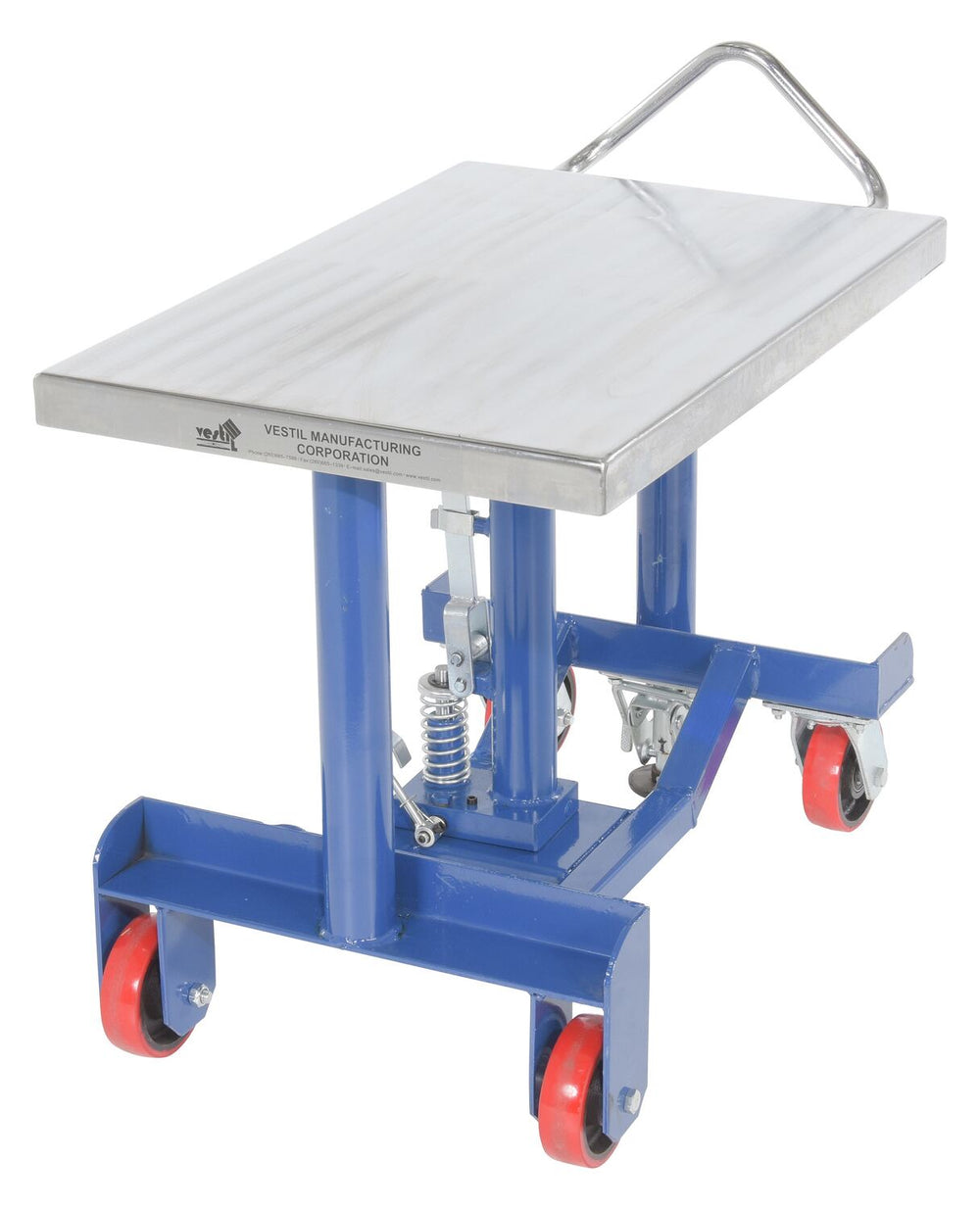 Vestil PT12-10 Hydraulic Post Lift Table Steel Low Profile 34" x 20" x 26" 1000 Lb. Capacity New