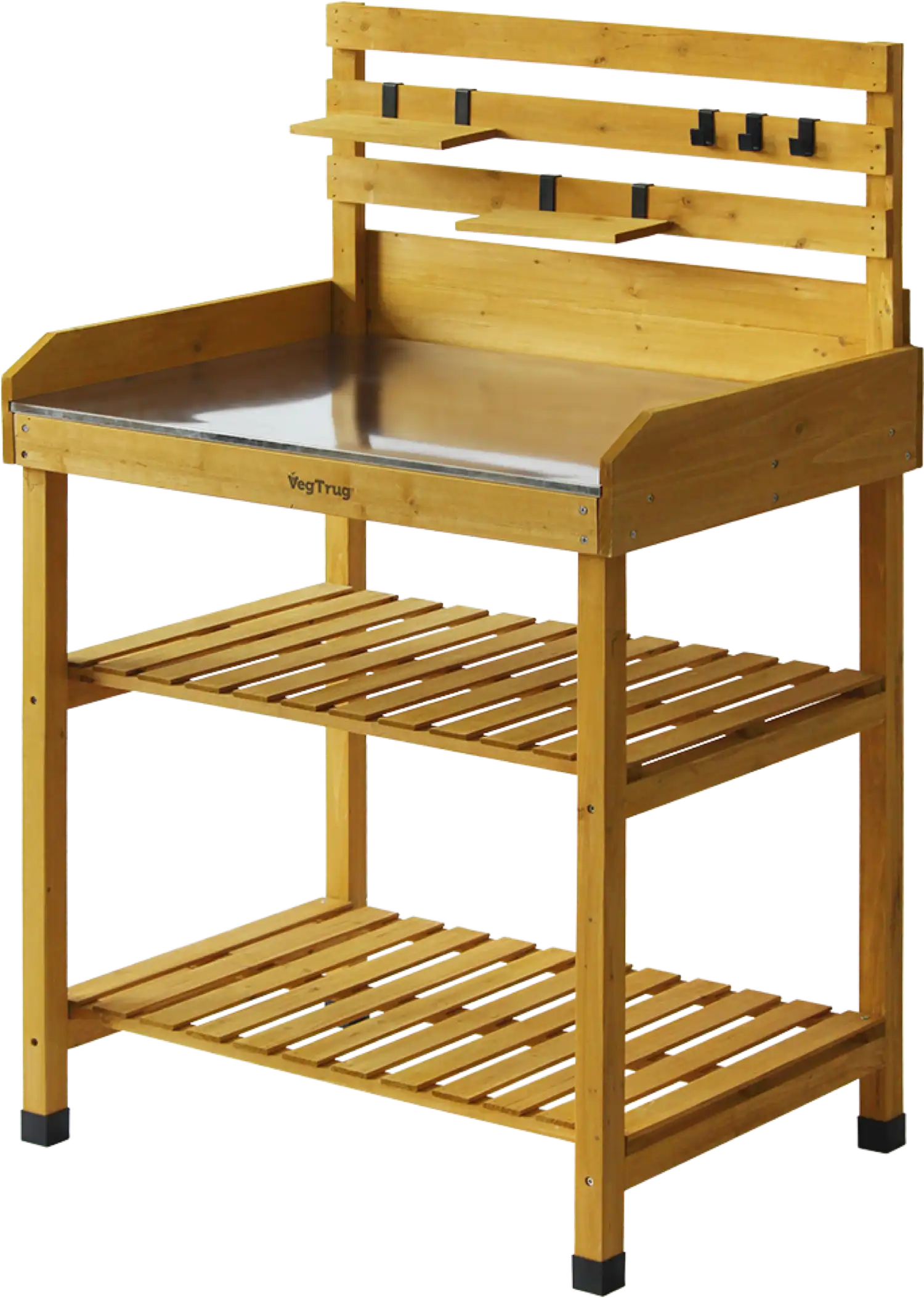 VegTrug Easy Potting Bench Table Gray or Natural New