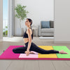 4-Panel PU Leather Folding Exercise Mat with Carrying Handles-Green - Gallery View 1 of 10
