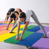 PU Leather Tri-Folding Gymnastics Tumbling Mat with Carrying Handles for Kids - Gallery View 1 of 10