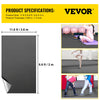 Vevor Portable Dance Floor 6.6' x 11.8' PVC 0.06" Thickness Grey/Black Reversible Non-Slip Wearproof New