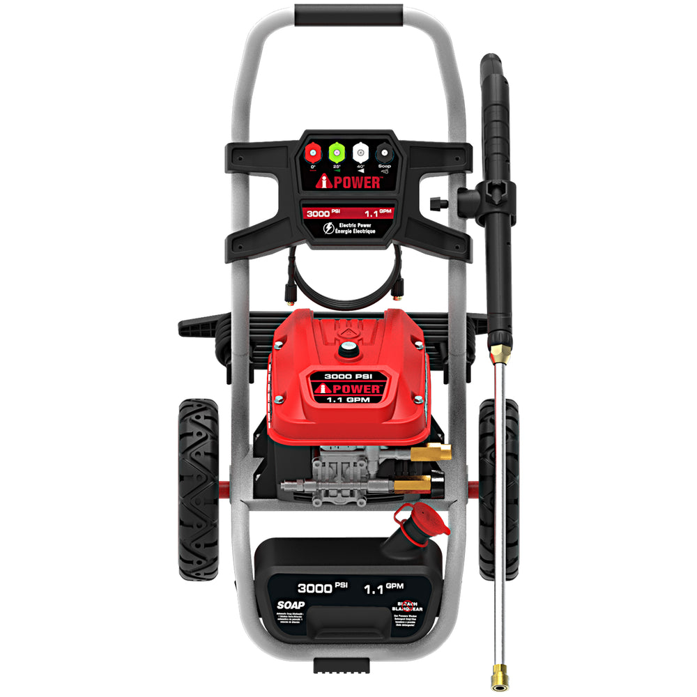 A-iPower PWE3000 Electric Pressure Washer 3000 PSI at 1.1 GPM New
