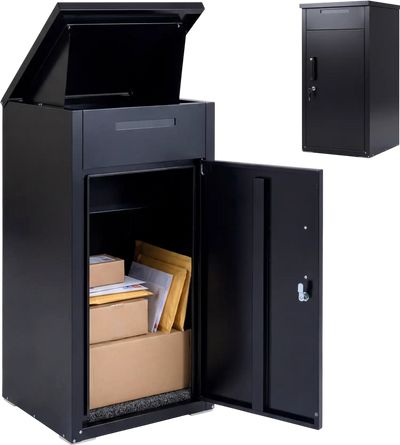 Costway Lockable Package Delivery Box Anti-Theft 16739536 New
