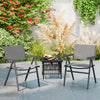 Patio Chairs Set of 2 Outdoor Dining Chair with Breathable Fabric Seat-Set of 4 - Gallery View 1 of 10