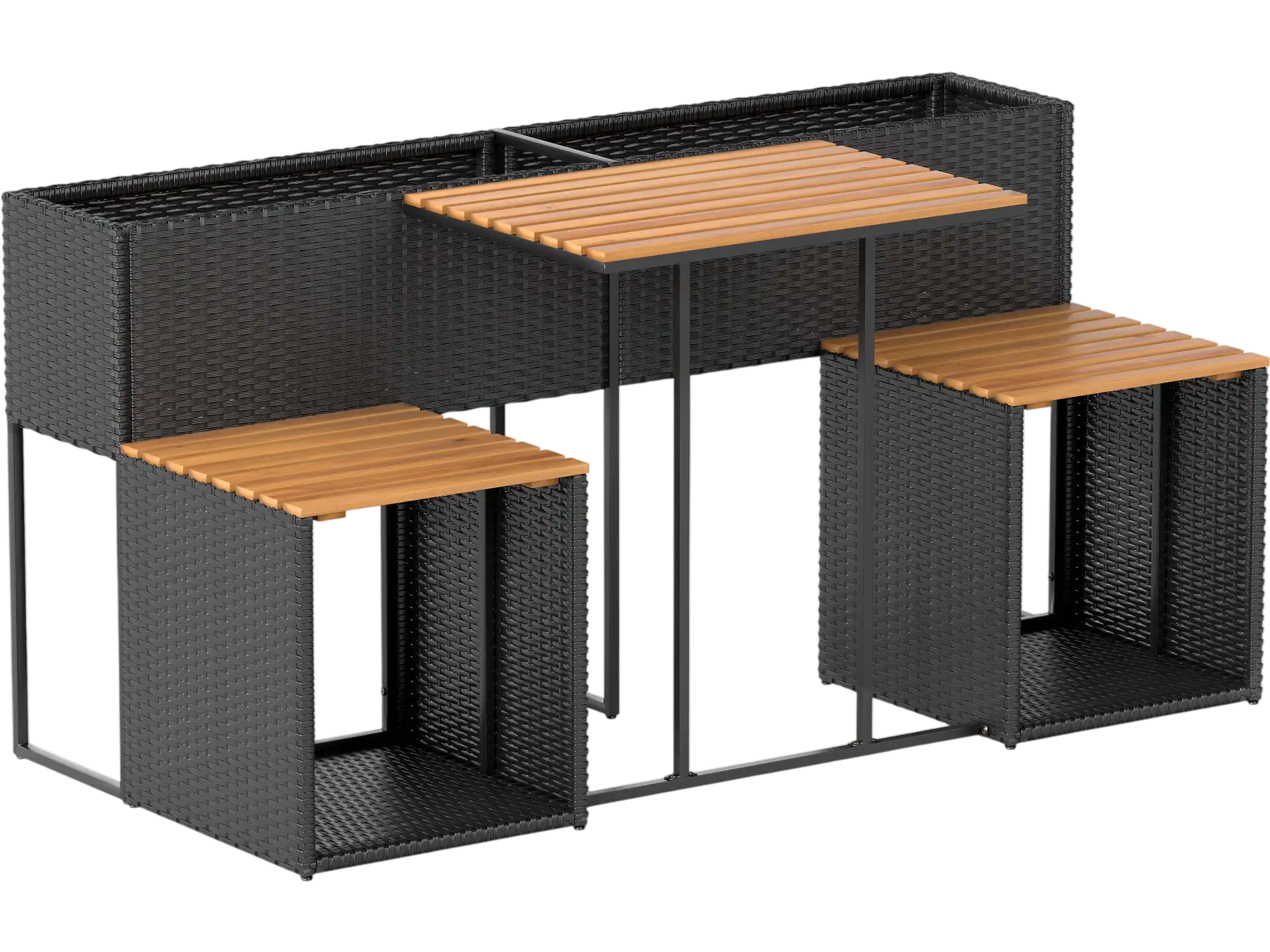 Costway Patio Furniture Set Raised Garden Bed Porch Yard 432695187 New