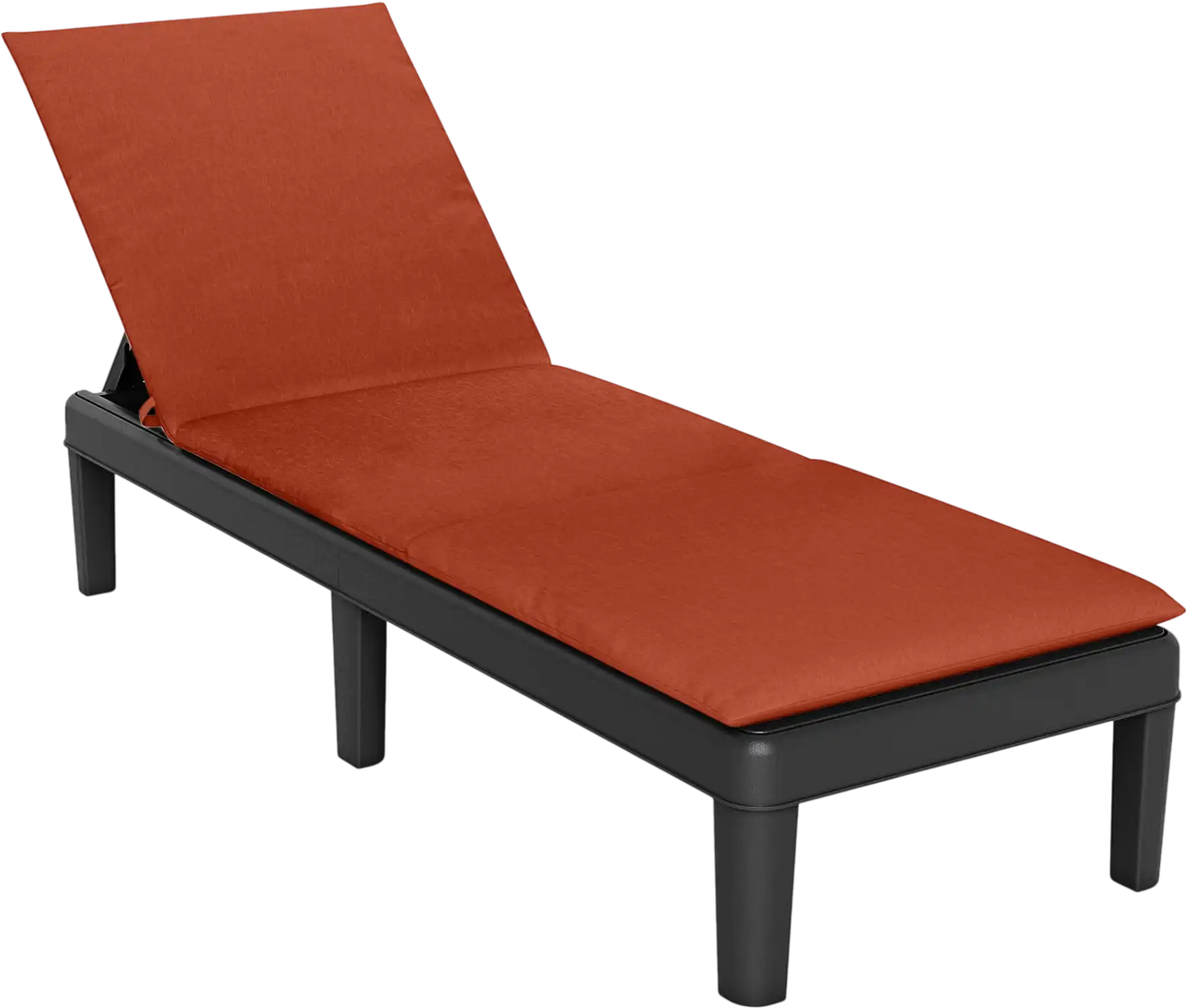 Costway Patio Chaise Lounge Chair Adjustable Backrest Cushion 684279531 New