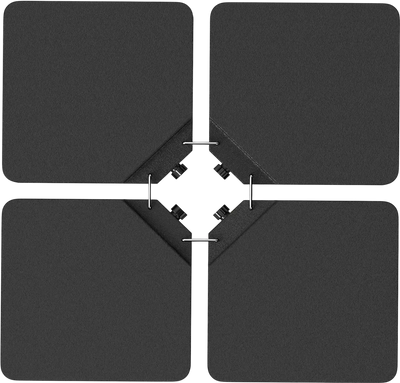 Costway Patio Offset Umbrella Base Easy-Fill Spouts 546237918 New