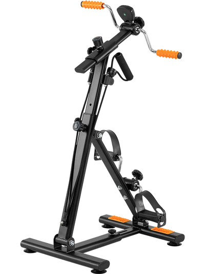 Costway Adjustable Resistance Pedal Exerciser Arm & Leg Workout Exercise Bike 66923710 New