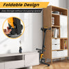 Foldable pedal exerciser with adjustable handgrip, featuring 9-level height and resistance for seniors' gentle workouts.