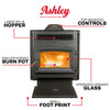 Ashley Hearth AP5617-W Pellet Stove 1,700 sq. ft. 90 lb Hopper with WiFi Connect New