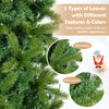Close-up of Pencil Christmas Tree leaves showing PE and PVC textures, highlighting realistic appearance for festive.