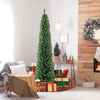Pencil Christmas Tree with Memory Wire Branch Tips and Warm  LED Lights-7FT - Gallery View 1 of 13