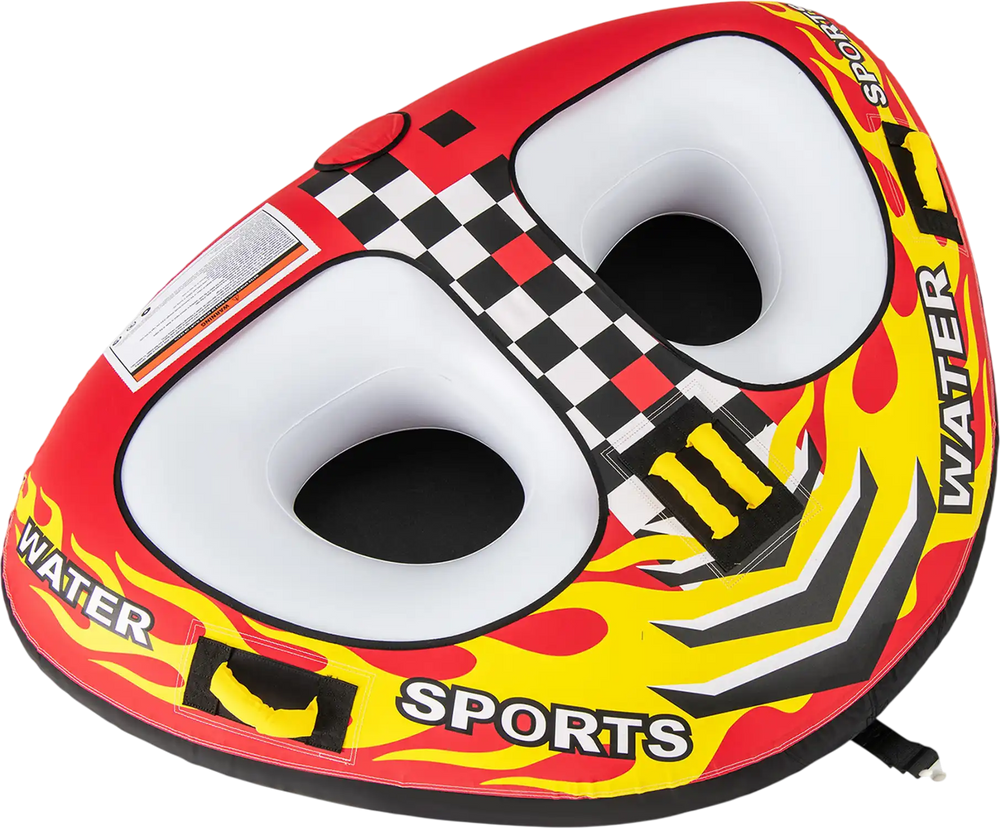 Towable Tube with Quick Connector and Drainage for Boating