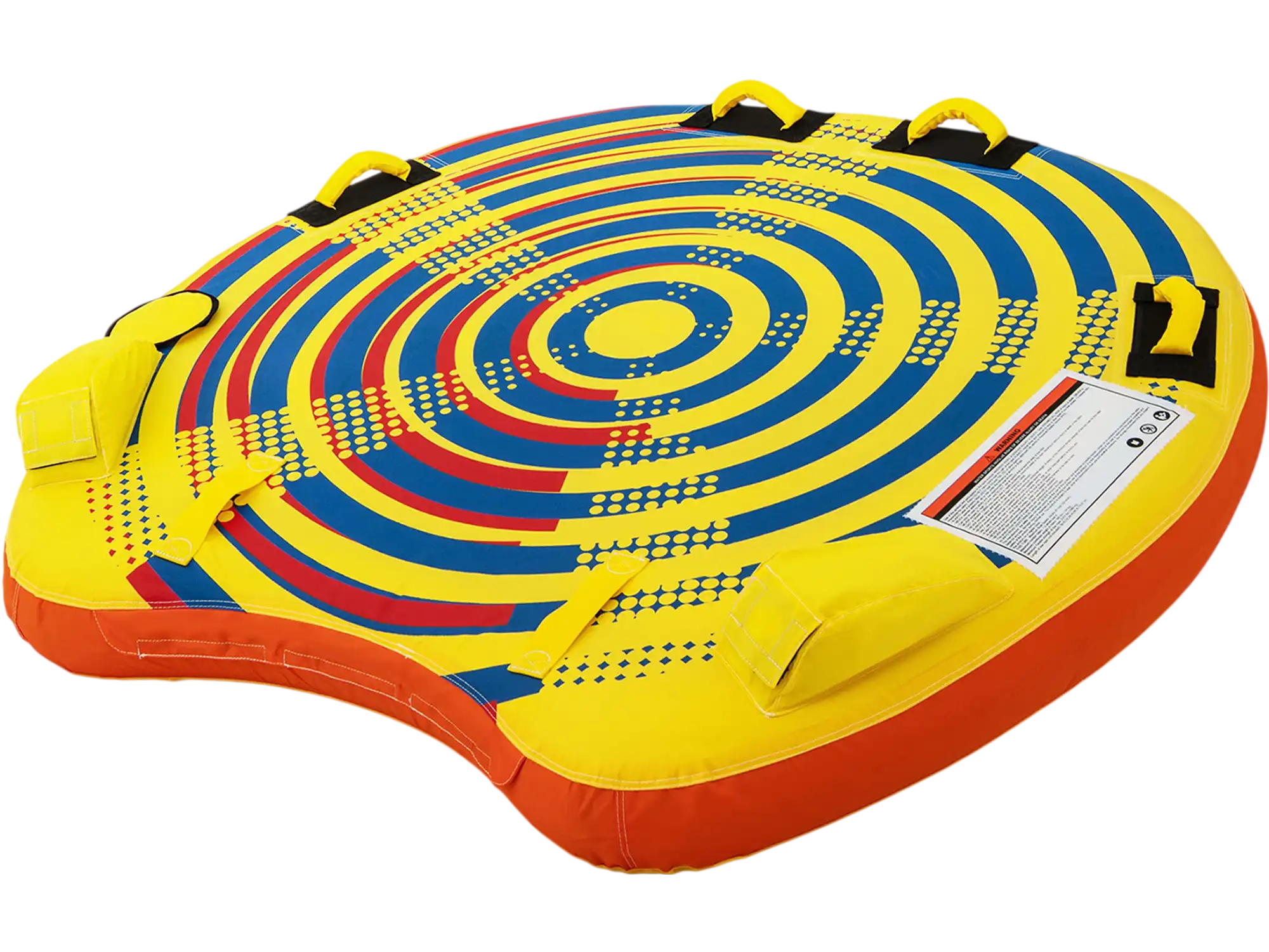 Costway 1-2 Person Inflatable Towable Tube for Boating Quick Connector 726531498 New
