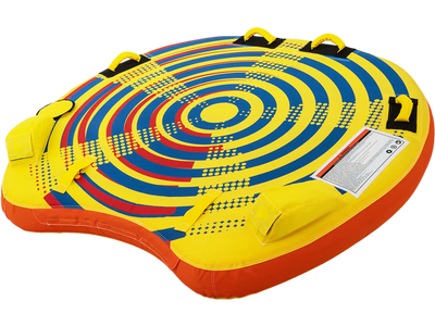 Costway 1-2 Person Inflatable Towable Tube for Boating Quick Connector 726531498 New