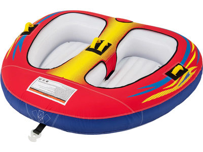 Costway Inflatable 1-2 Person Towable Tube for Boating with Drainage 273546819 New