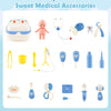 Play Doctor's Office toy set featuring medical accessories, storage case, and blackboard for imaginative play and.