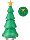 Pop-Up Christmas Tree with 200 Warm White LED Lights for Indoors & Outdoors