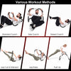 Portable AB trainer with padded headrest and foam handles, ideal for diverse workouts at home or office.