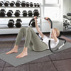 Portable AB Trainer with Headrest and Foam Handle for Office Home Gym-White - Gallery View 1 of 10