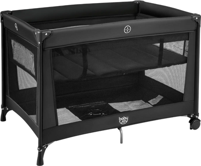 Costway Portable Baby Playard Travel Crib w/ Soft Mattress 65336384 New