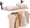 Portable Clothes Drying Rack Aluminum Towel Rack with Adjustable and Foldable Brackets