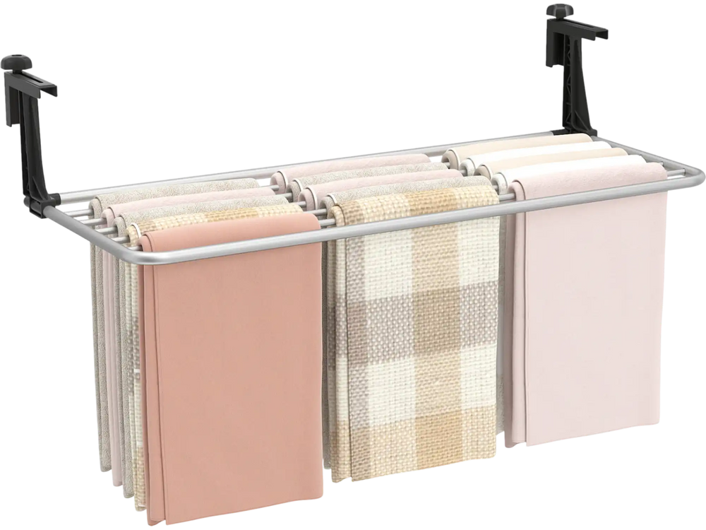 Portable Clothes Drying Rack Extendable Radiator Clothes Airer with Robust Aluminum Frame