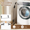 Portable clothes drying rack with foldable design and robust aluminum frame, ideal for indoor and outdoor drying needs.