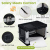 Portable collapsible soft dog crate with 4 mesh doors, sturdy metal frame, and removable mat for indoor and outdoor use.