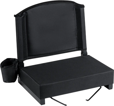 Costway Portable Folding Stadium Bleacher Chair Padded Cushion Shoulder Strap 38127611 New