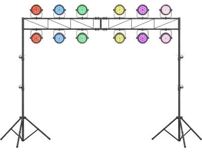 Costway Portable DJ Lighting Truss System Height Adjustable 2 Tripods 90108284 New