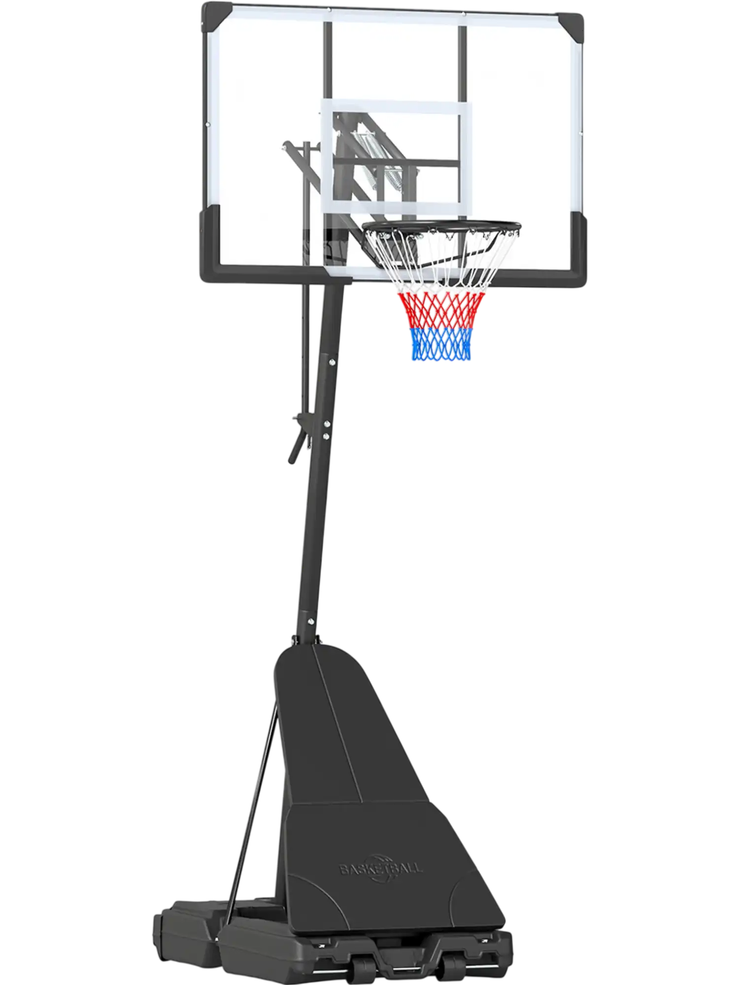 Costway Portable Outdoor Basketball Hoop 8-10' Height Adjustable Goal System 52811493 New