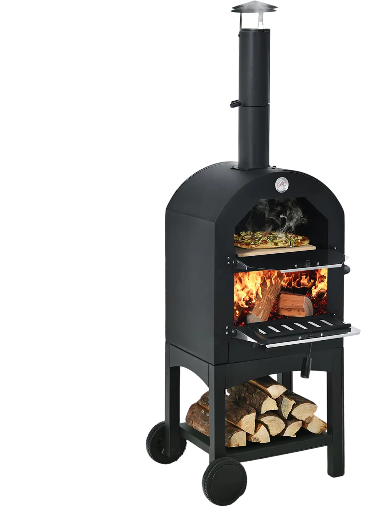 Costway Portable Outdoor Pizza Oven w/ 12