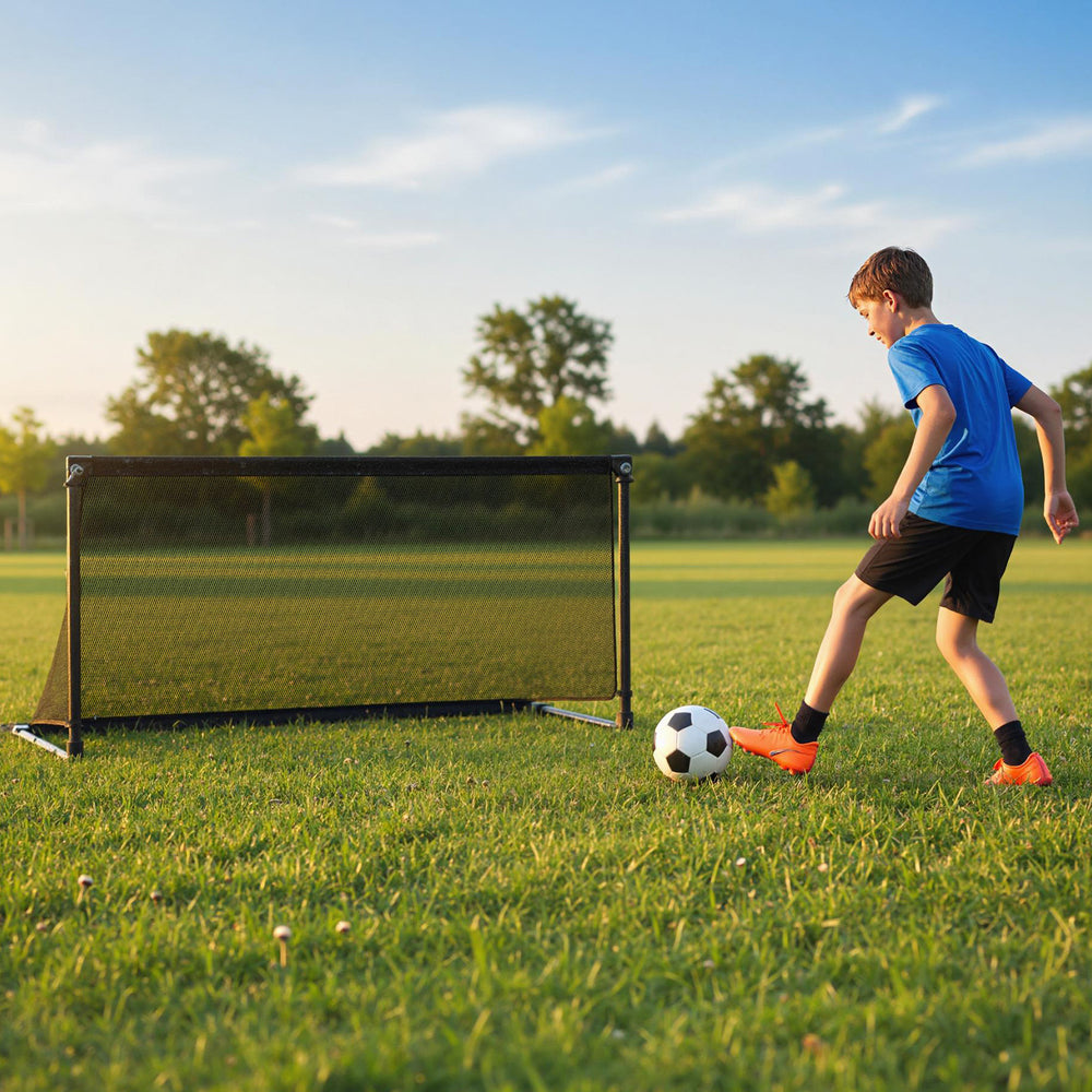 Portable POP Up Toddler Soccer Net with Metal Frame-L - Gallery View 1 of 10