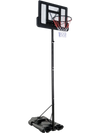 Height Adjustable Portable Shatterproof Backboard Basketball Hoop with 2 Nets