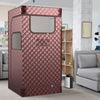 Portable Steam Sauna with 3L Steam Generator Remote Control Wood Foot Massager and Foldable Chair for Home-Coffee - Gallery View 1 of 10