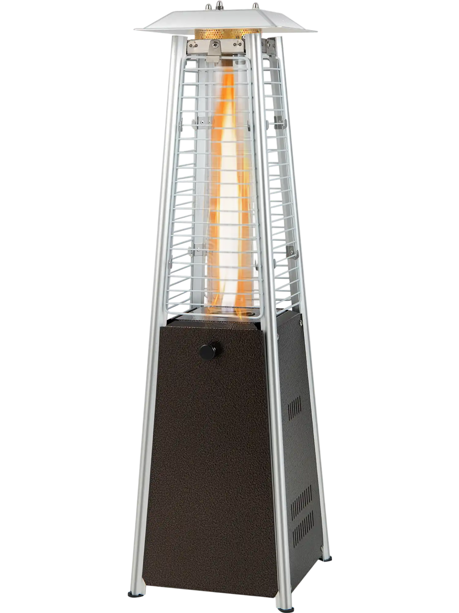 Costway 10000 BTU Portable Steel Tabletop Patio Heater Glass Tube 23916475 New