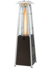 10000 BTU Portable Steel Tabletop Patio Heater with Glass Tube