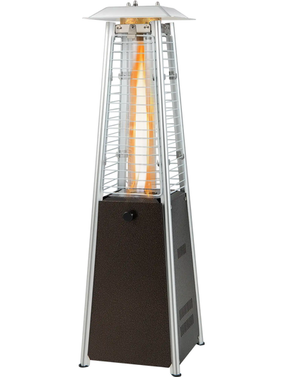 Costway 10000 BTU Portable Steel Tabletop Patio Heater Glass Tube 23916475 New