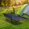 Portable Travel Toddler Cot Bed with Guardrail for Outdoor Indoor-Navy - Gallery View 1 of 10