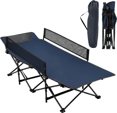 Costway Portable Travel Toddler Cot Bed w/ Guardrail 98867077 New