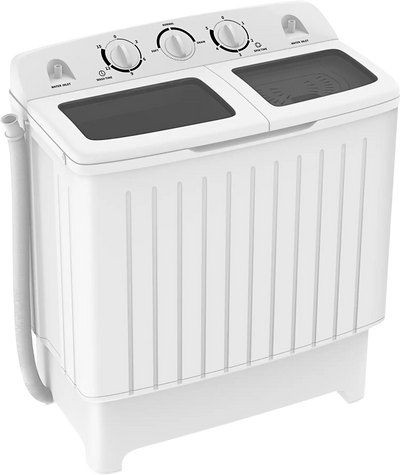 Costway 20 lbs Portable Twin Tub Washing Machine Gravity Drain 17325968 New