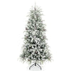 Pre-Lit Artificial Christmas Tree with Warm White LED Lights-7 Feet - Gallery View 1 of 2